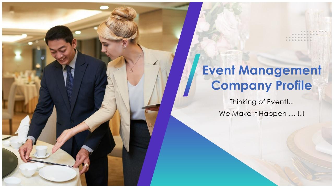 Event Management Company Profile Powerpoint Presentation Slides Slide01