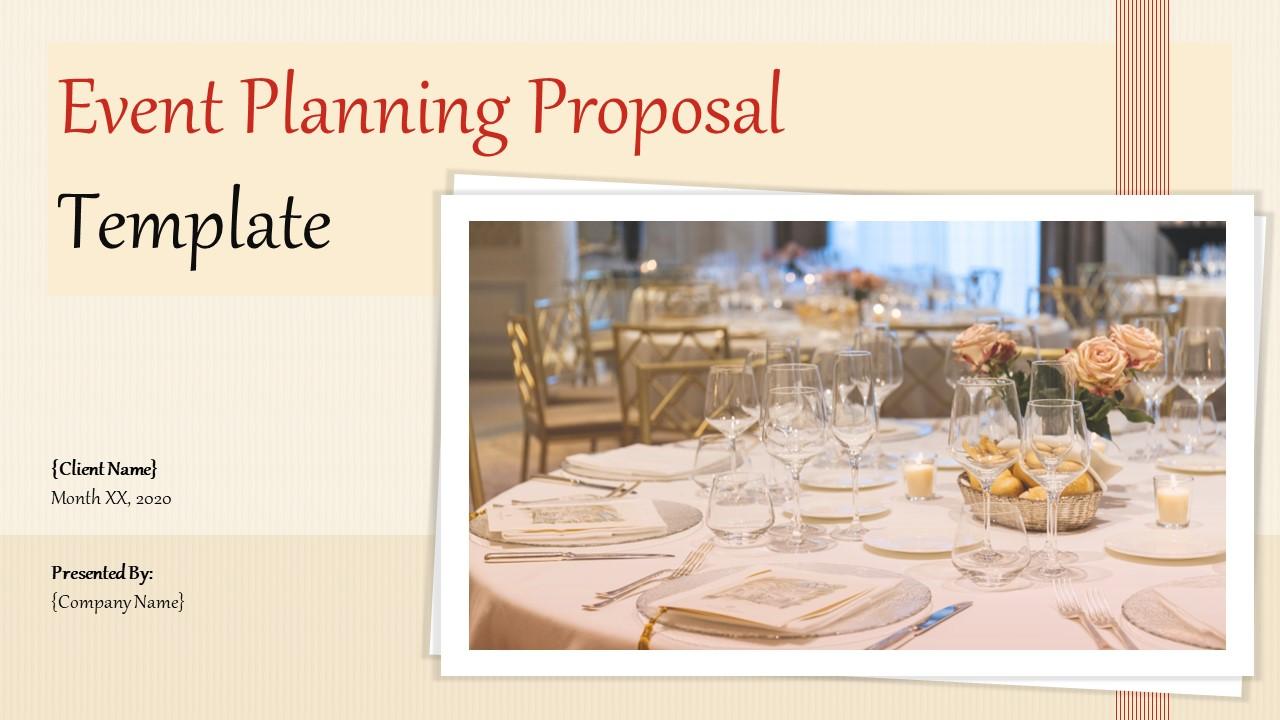 Event Planning Proposal Template Powerpoint Presentation Slides Slide01