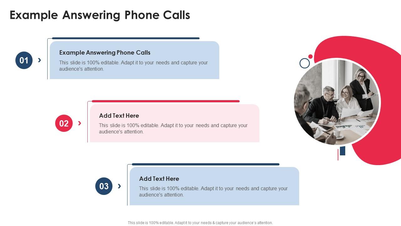 Example Answering Phone Calls In Powerpoint And Google Slides Cpb PPT