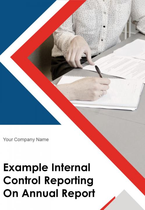Example Internal Control Reporting On Annual Report Pdf Doc Ppt Document Report Template Slide01
