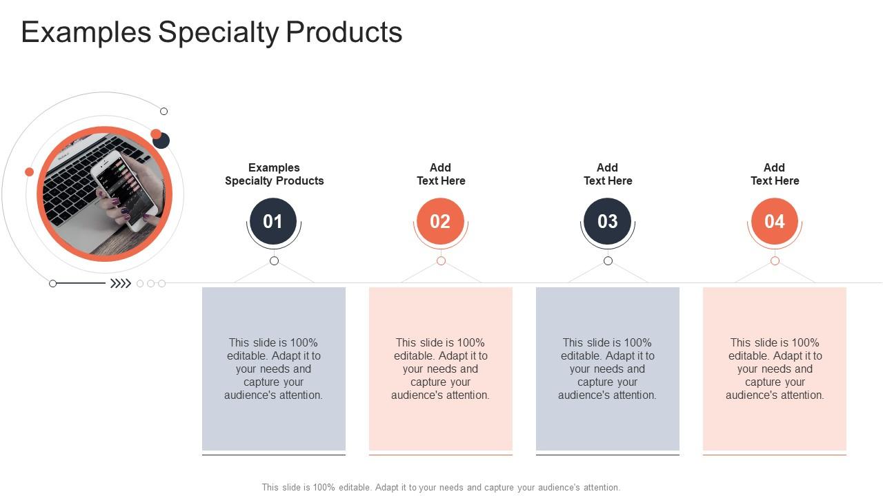 Examples Specialty Products In Powerpoint And Google Slides Cpb