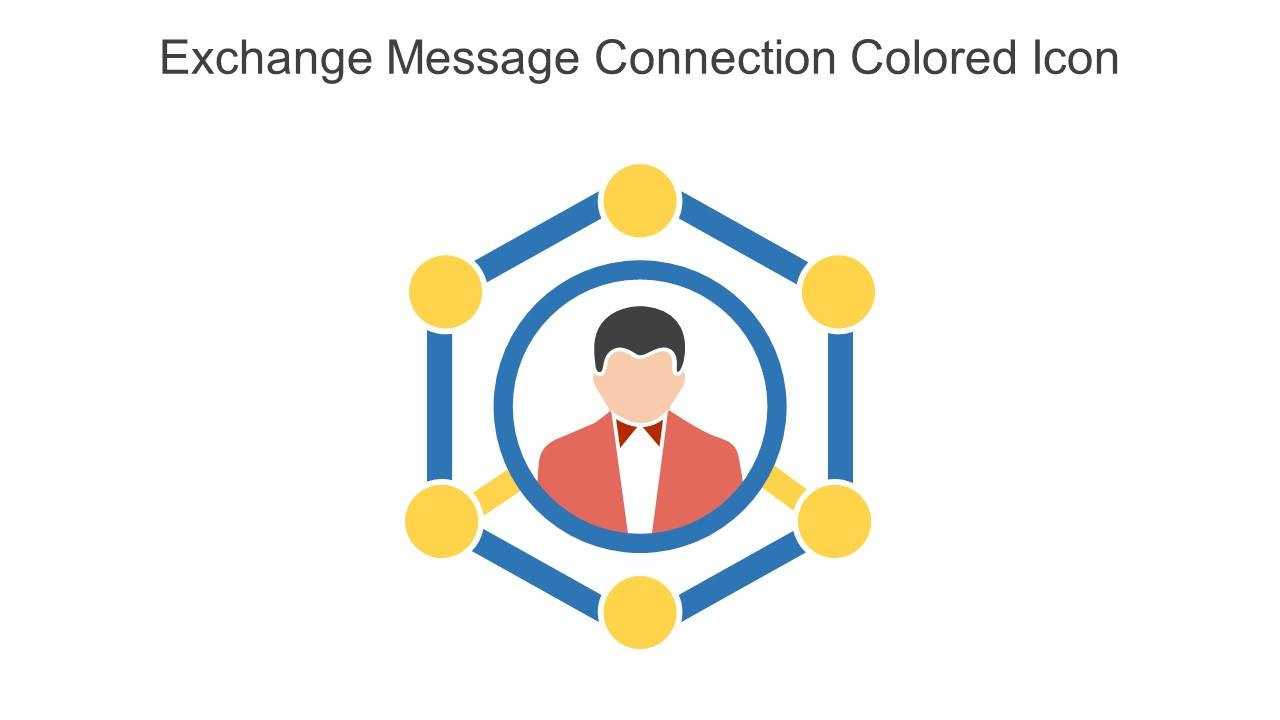 Exchange Message Connection Colored Icon In Powerpoint Pptx Png And Editable Eps Format