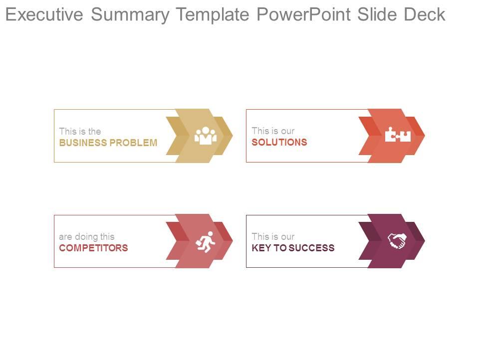Executive Summary Template Powerpoint Slide Deck | PowerPoint Templates ...