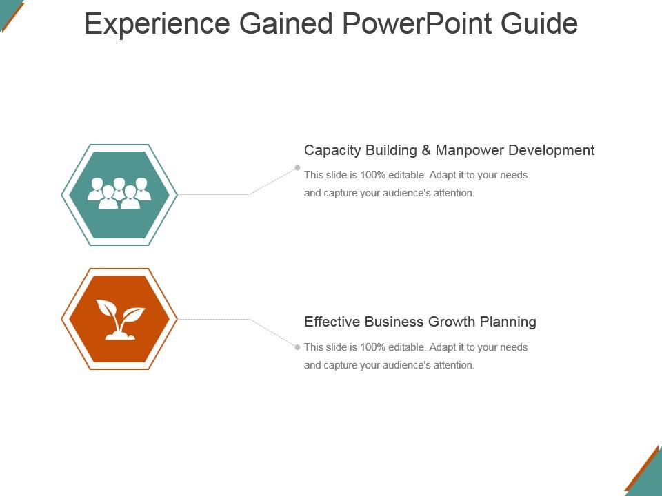 Experience gained powerpoint guide Slide01
