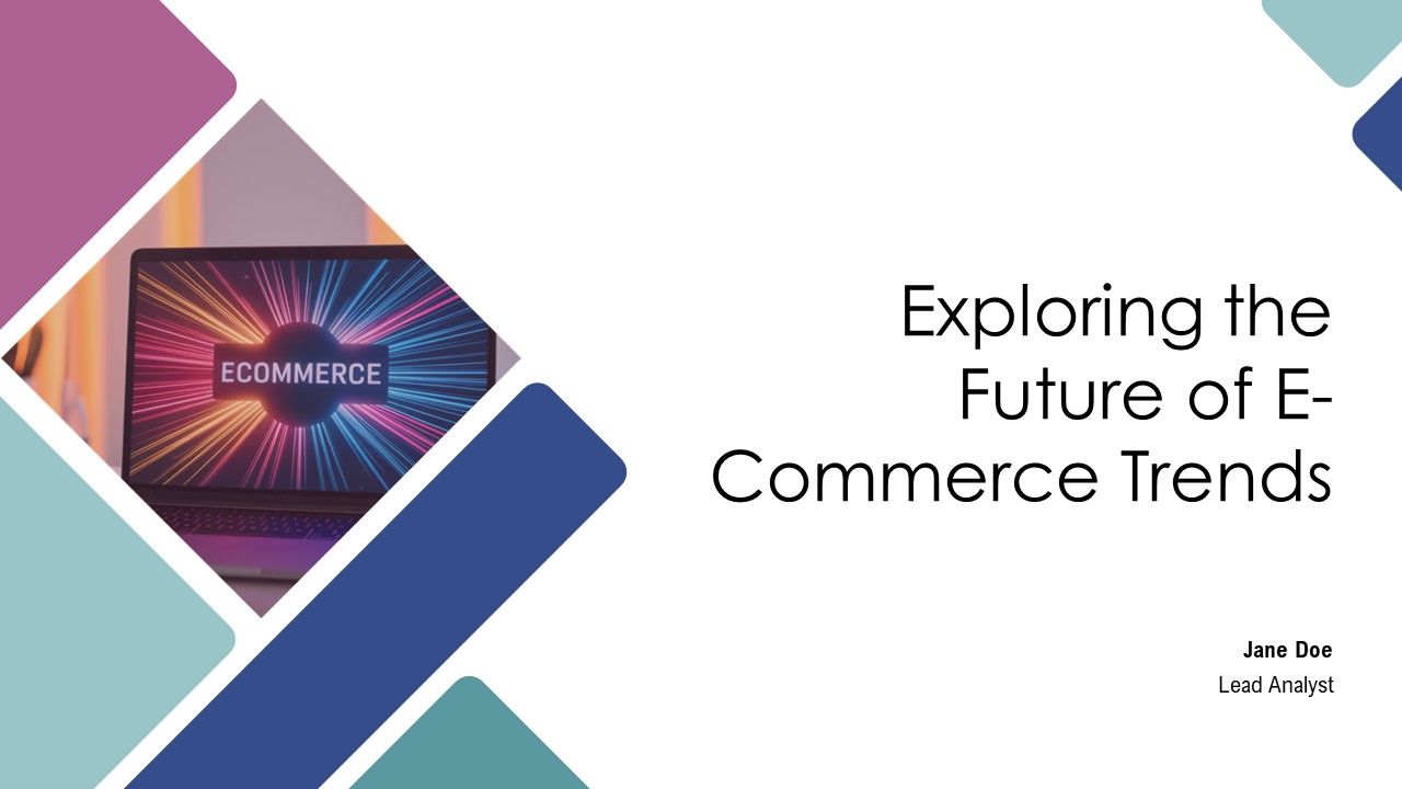 Exploring The Future Of E Commerce Trends PPT Mockup AT Exploring The Future Of E Commerce Trends PPT Mockup AT