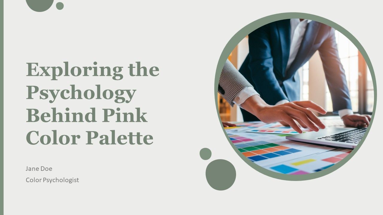 Pink Color Study Exploring The Psychology Behind Pink Color Palette PPT Guidelines AT