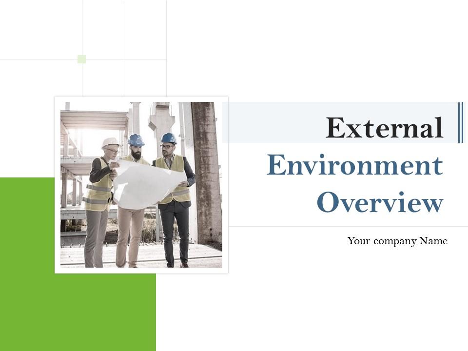 External environment overview powerpoint presentation slides Slide01