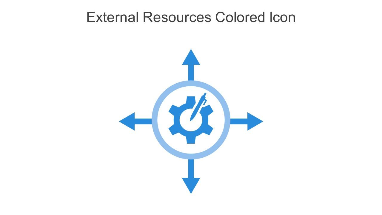External Resources Colored Icon In Powerpoint Pptx Png And Editable Eps ...
