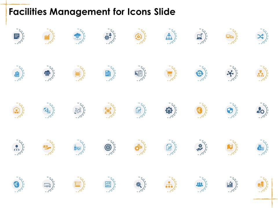 Facilities Management For Icons Slide | Presentation Graphics ...