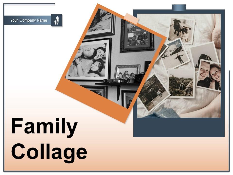 Family Collage Photographs Pictures Frames Album Several Depicting Slide01