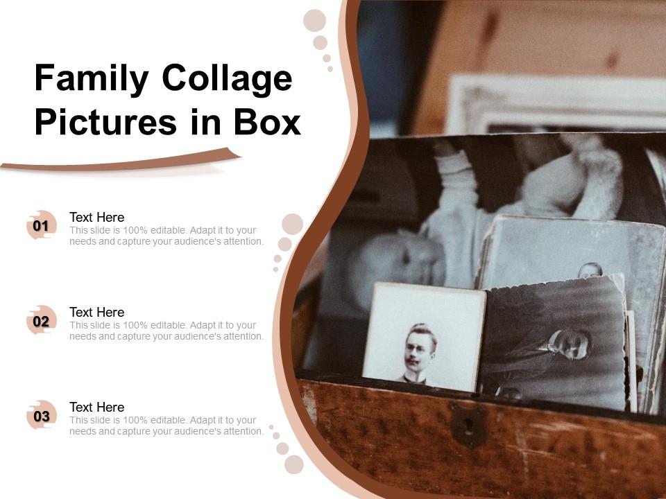 Family Collage Pictures In Box