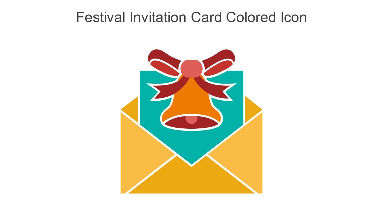 Festival Invitation Card Colored Icon In Powerpoint Pptx Png And Editable Eps Format Slide01
