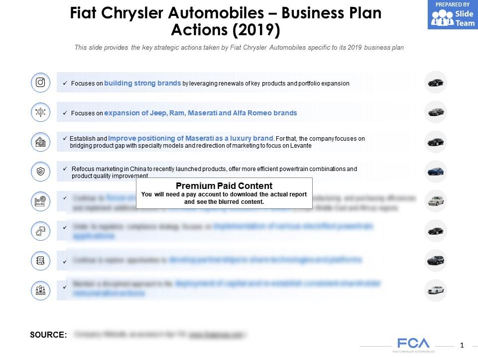 chrysler group llc business plan