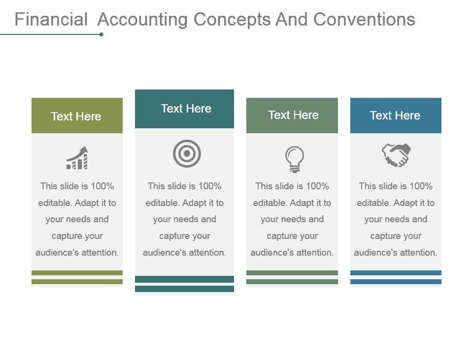 Financial Accounting Concepts And Conventions Powerpoint Slide