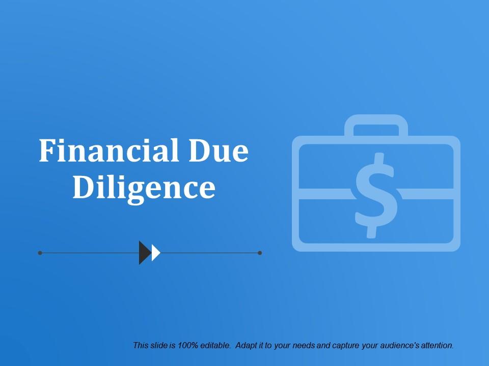 Financial due diligence powerpoint slides templates Slide01