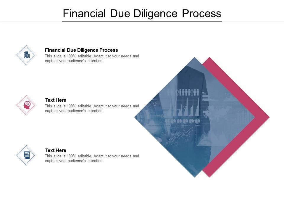 Financial due diligence process ppt powerpoint presentation gallery gridlines cpb Slide01