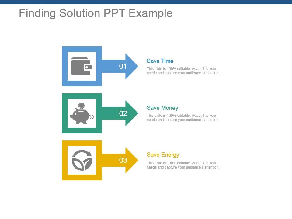 Finding solution ppt example Slide01