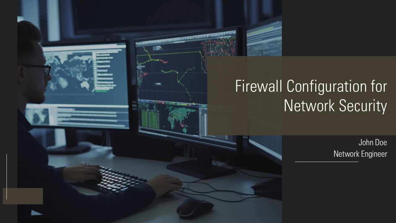 Firewall Configuration For Network Security PPT Demonstration AT