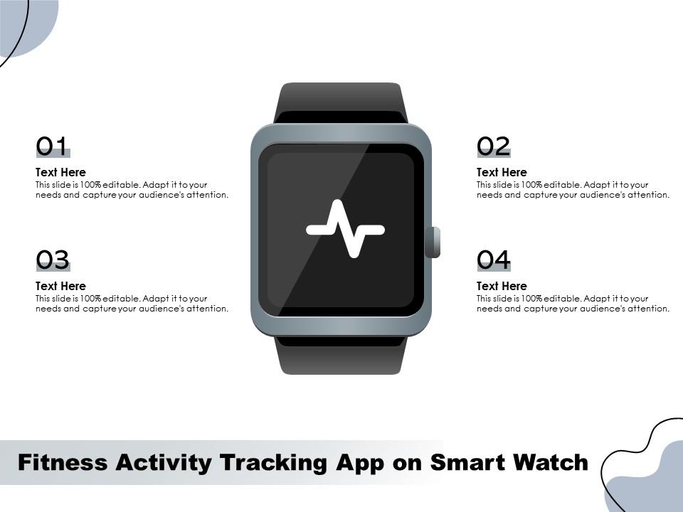 Fitness activity tracking app on smart watch Slide00