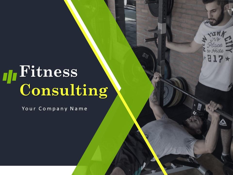 Fitness consulting powerpoint presentation slides Slide01