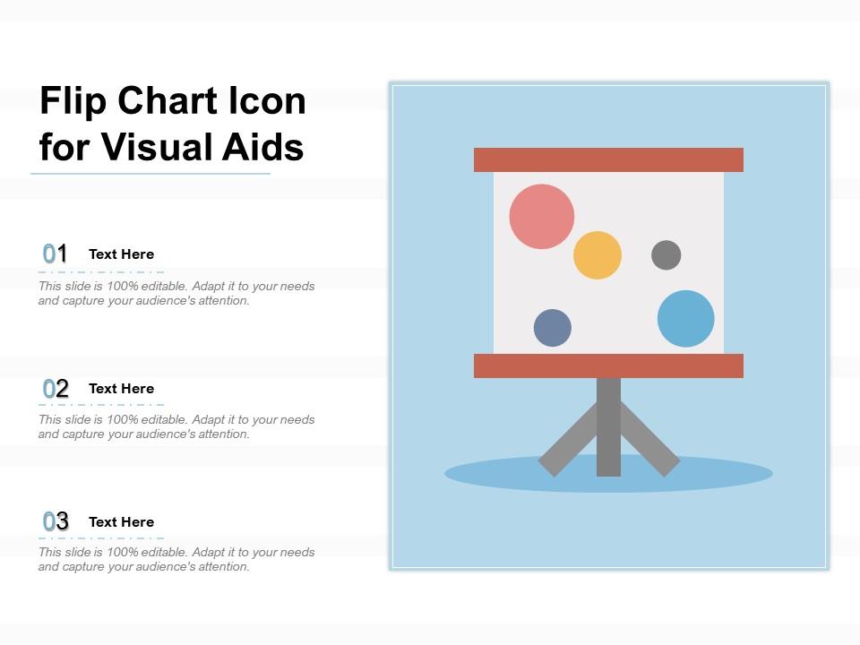 Flip Chart Icon For Visual Aids, PowerPoint Templates Download, PPT  Background Template