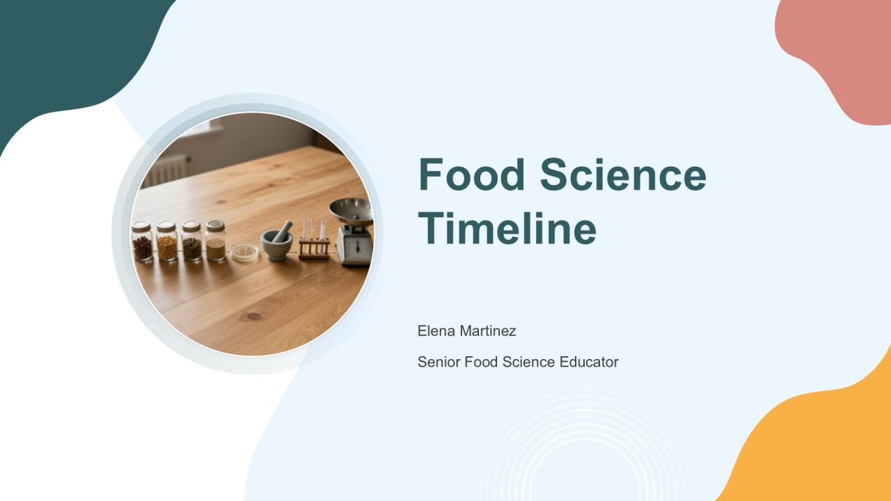 Food Science Timeline PPT Summary VA