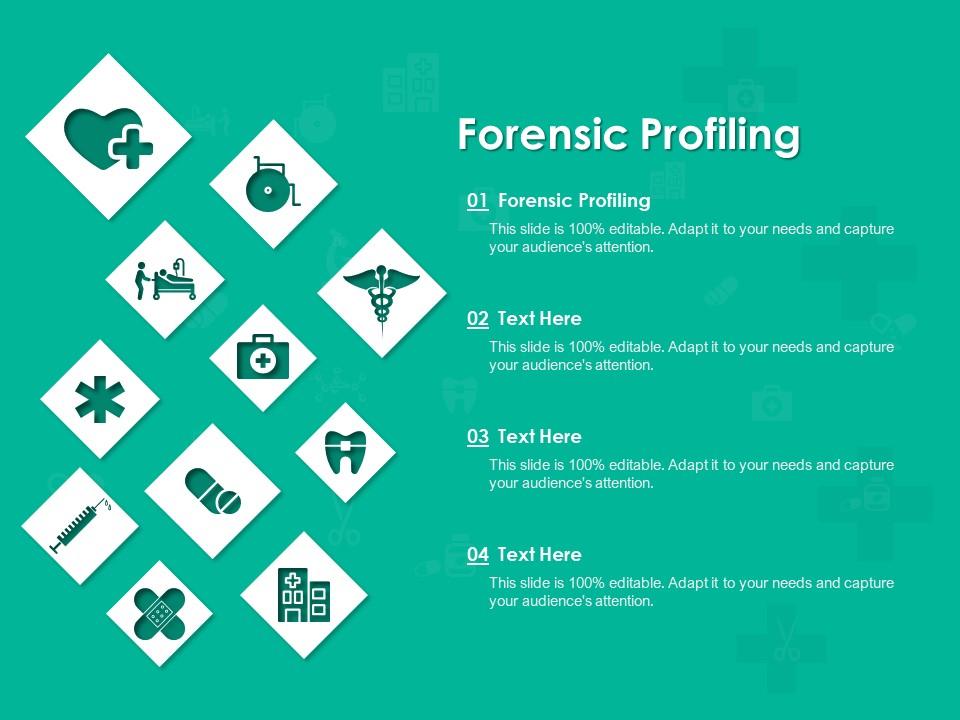 Forensic Profiling Ppt Powerpoint Presentation Summary Visual Aids PowerPoint Slides Diagrams