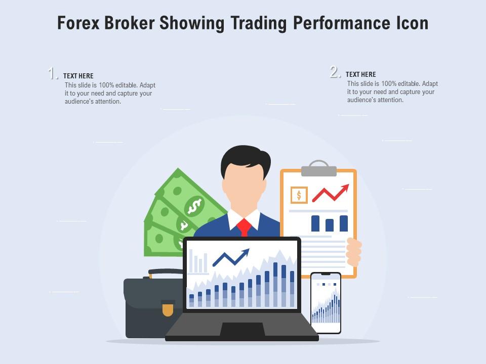Forex broker showing trading performance icon Slide01