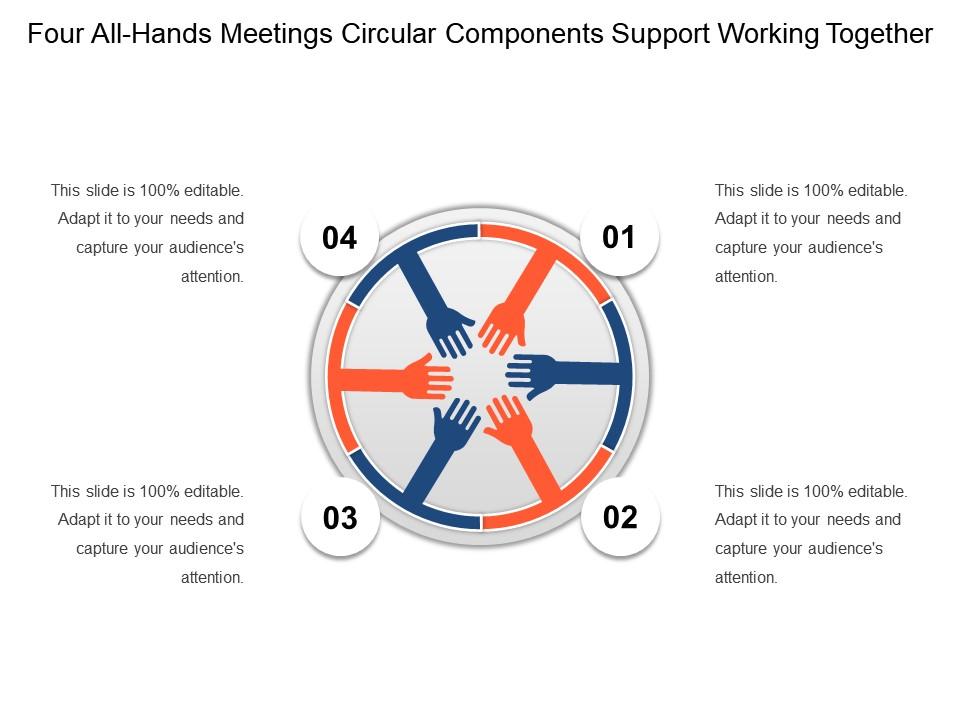four_all_hands_meetings_circular_components_support_working_together_Slide01