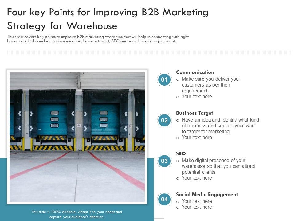 Four key points for improving b2b marketing strategy for warehouse Slide00