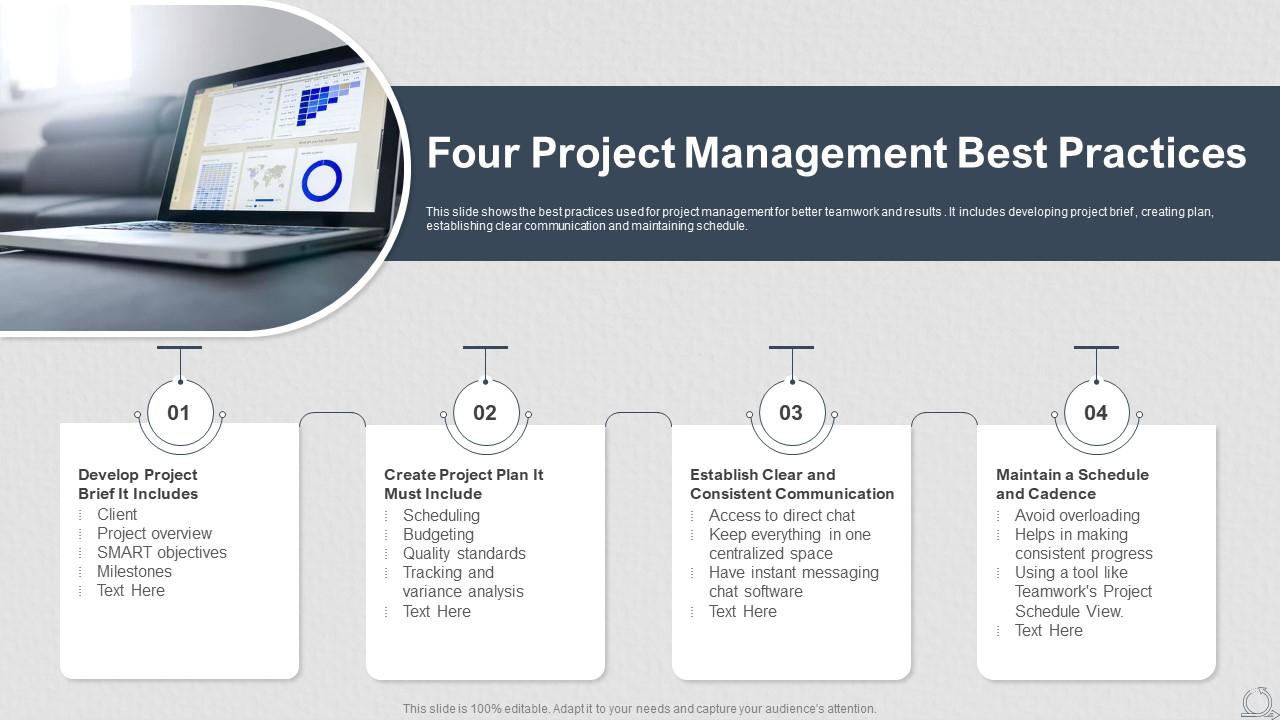 best practices on implementing the project presentation