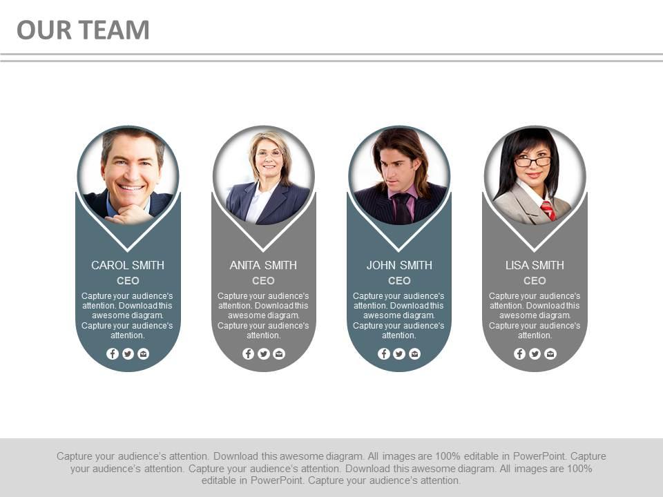 Four Tags For Team Profile Management Powerpoint Slides | PowerPoint ...