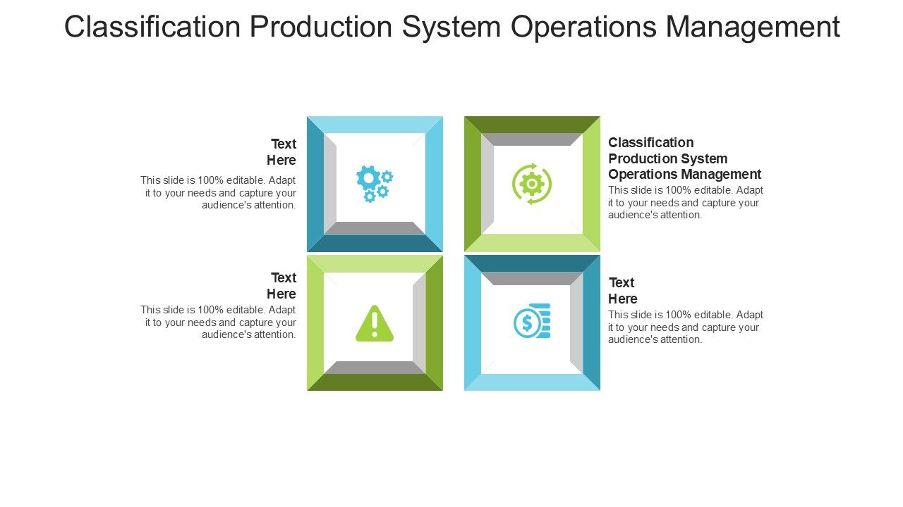 Free Classification Production System Operations Management Powerpoint Template