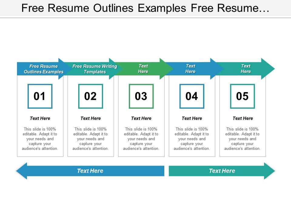 Free resume outlines examples free resume writing templates cpb Slide01