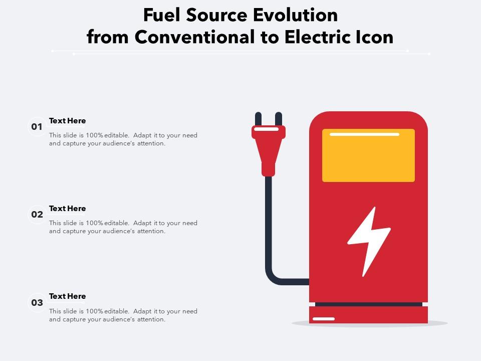 Fuel source evolution from conventional to electric icon Slide01