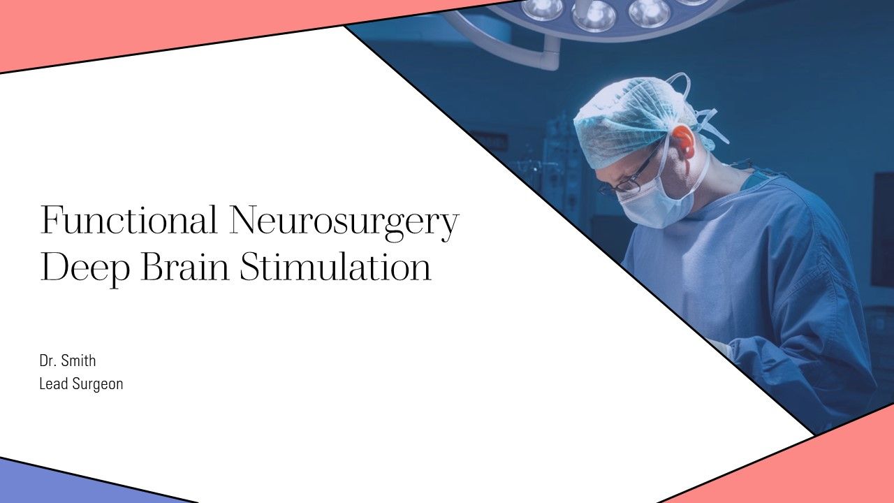 Functional Neurosurgery Deep Brain Stimulation PPT Designs AT Functional Neurosurgery Deep Brain Stimulation PPT Designs AT