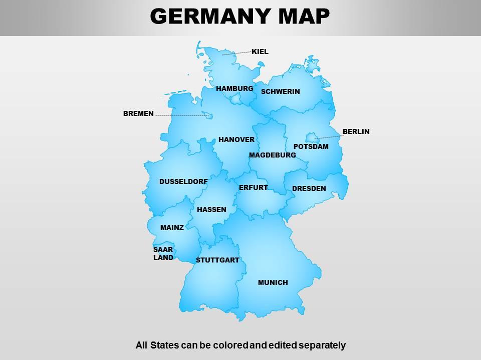 Germany powerpoint maps Slide00