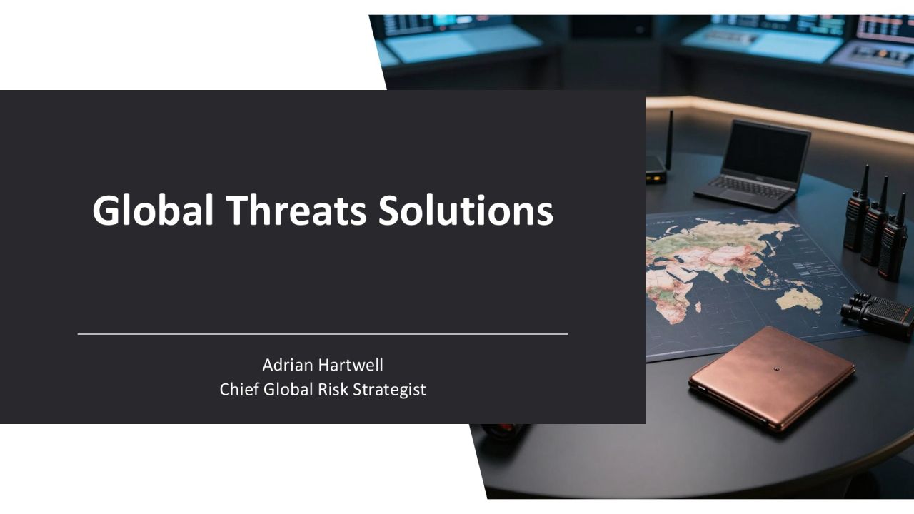 Global Threats Solutions PPT Summary VA Global Threats Solutions PPT Summary VA