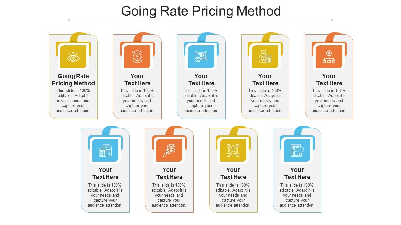 Going Rate Pricing Method Ppt Powerpoint Presentation Infographic