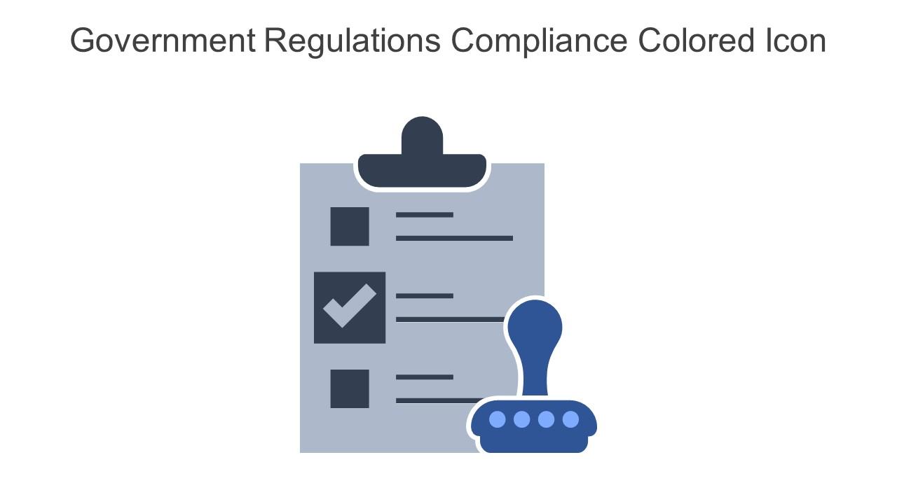 Government Regulations Compliance Colored Icon In Powerpoint Pptx Png