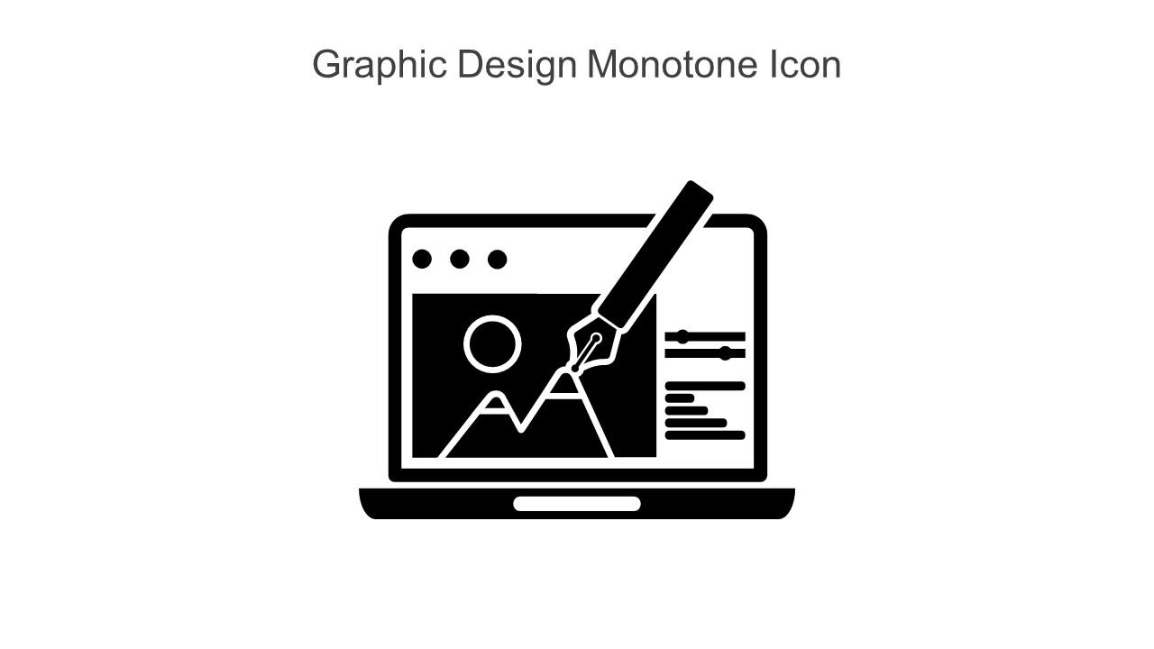 Graphic Design Monotone Icon