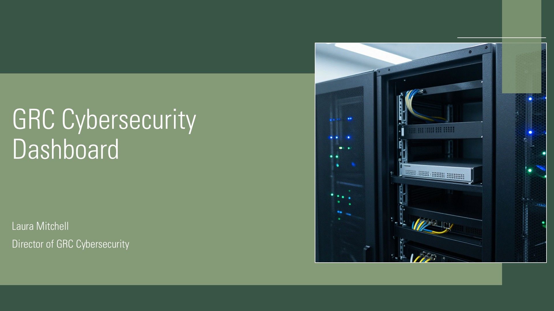 GRC Cybersecurity Dashboard PPT Sample VA GRC Cybersecurity Dashboard PPT Sample VA