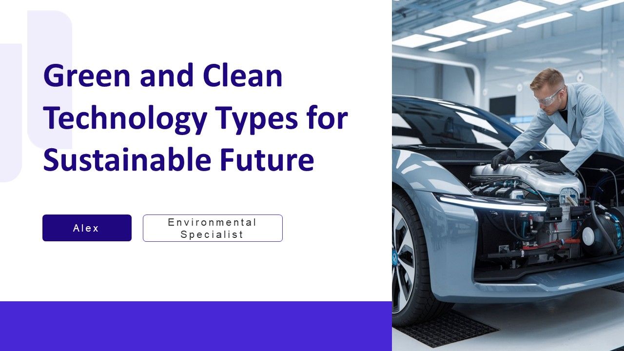 Green And Clean Technology Types For Sustainable Future PPT Information AT