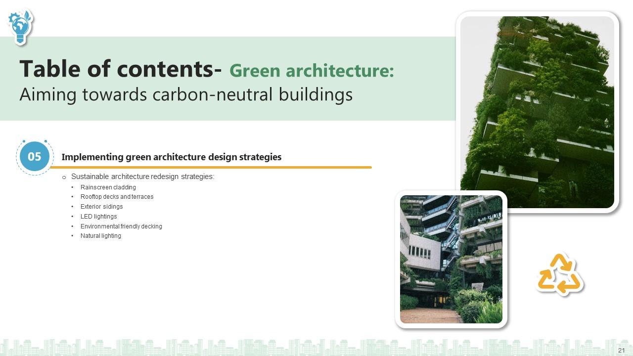 Green Architecture Aiming Towards Carbon Neutral Buildings ...