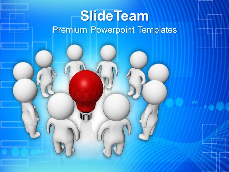 Group of people creating new ideas innovation powerpoint templates ppt themes and graphics 0113 Slide00