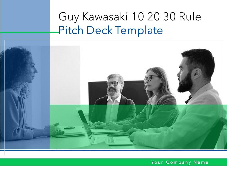 Guy kawasaki 10 20 30 rule pitch deck template powerpoint presentation slides Slide01