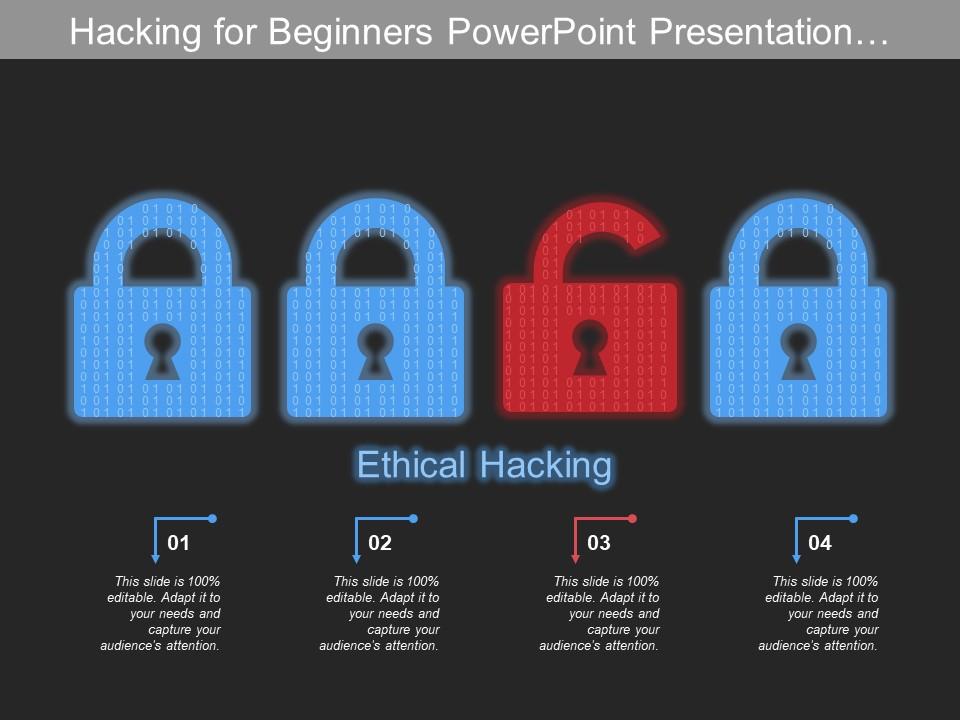 Hacking for beginners powerpoint presentation templates Slide01
