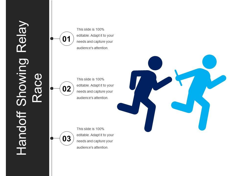 Handoff Showing Relay Race Presentation PowerPoint Images Example