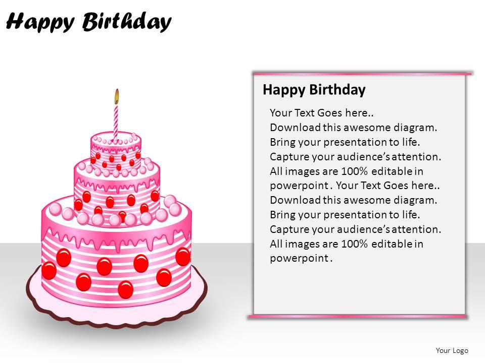 Happy Birthday Powerpoint Presentation Slides | Graphics Presentation |  Background for PowerPoint | PPT Designs | Slide Designs