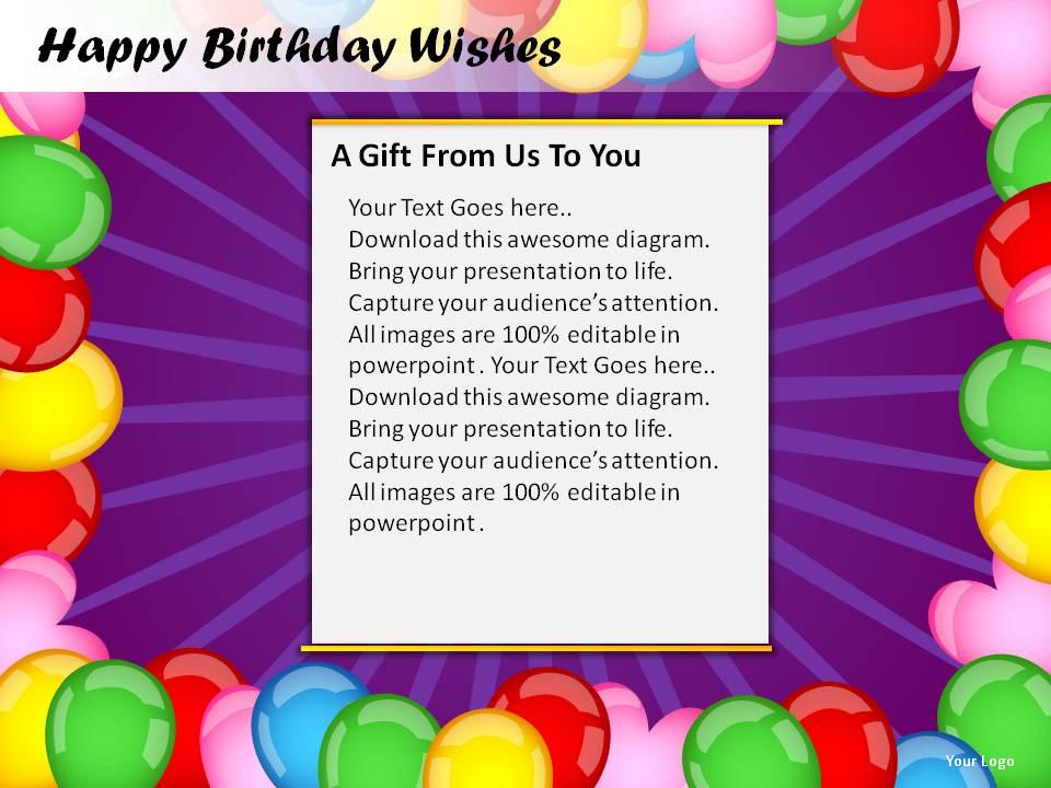 Birthday Card Powerpoint Template
